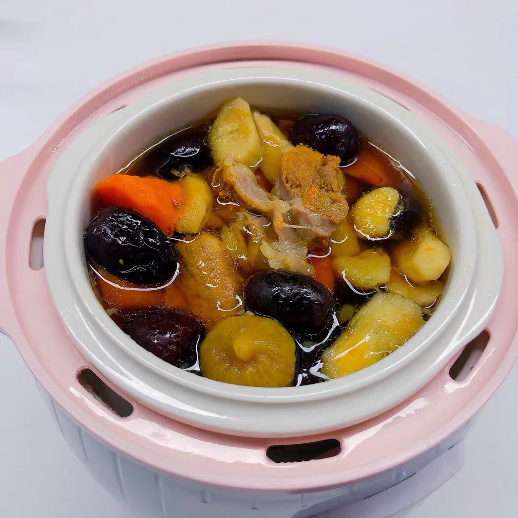 Nồi nấu chậm, hầm cháo đa năng Bear 0.8L (Bản Quốc tế BH 18 tháng)