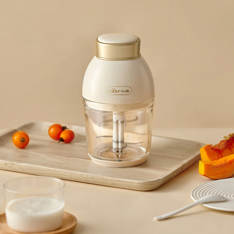 Máy xay ăn dặm 0.6L Bear 600ml - 6 lưỡi dao và cối thủy tinh