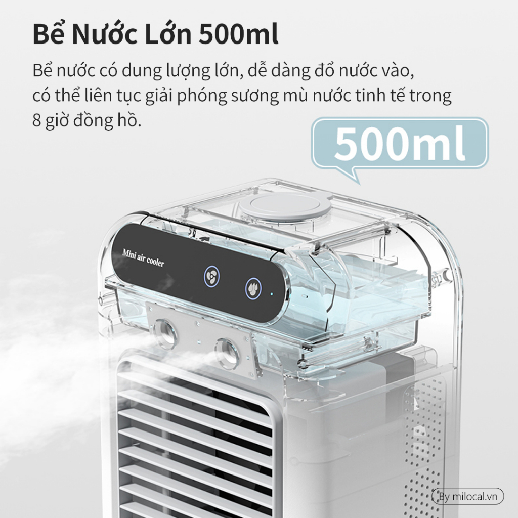 Quạt hơi nước mini cao cấp MI-02