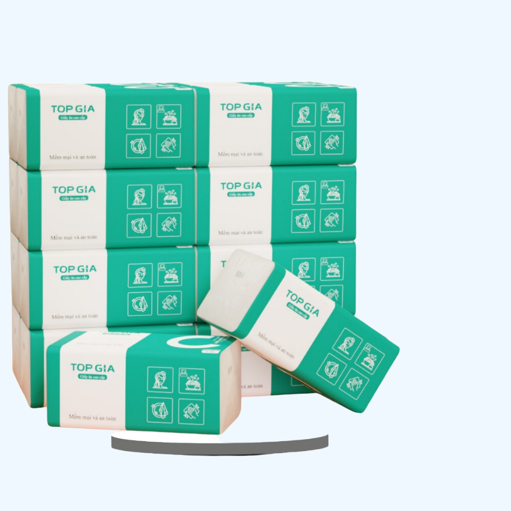 [Bịch 6 gói] Giấy rút lụa chữ C - 400 tờ 4 lớp siêu dai 100% bột gỗ nguyên chất không hương liệu