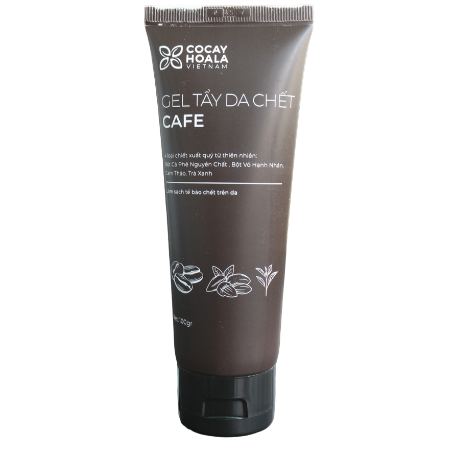 Gel tẩy da chết Cà phê cho da mặt 100g - Cỏ Cây Hoa Lá