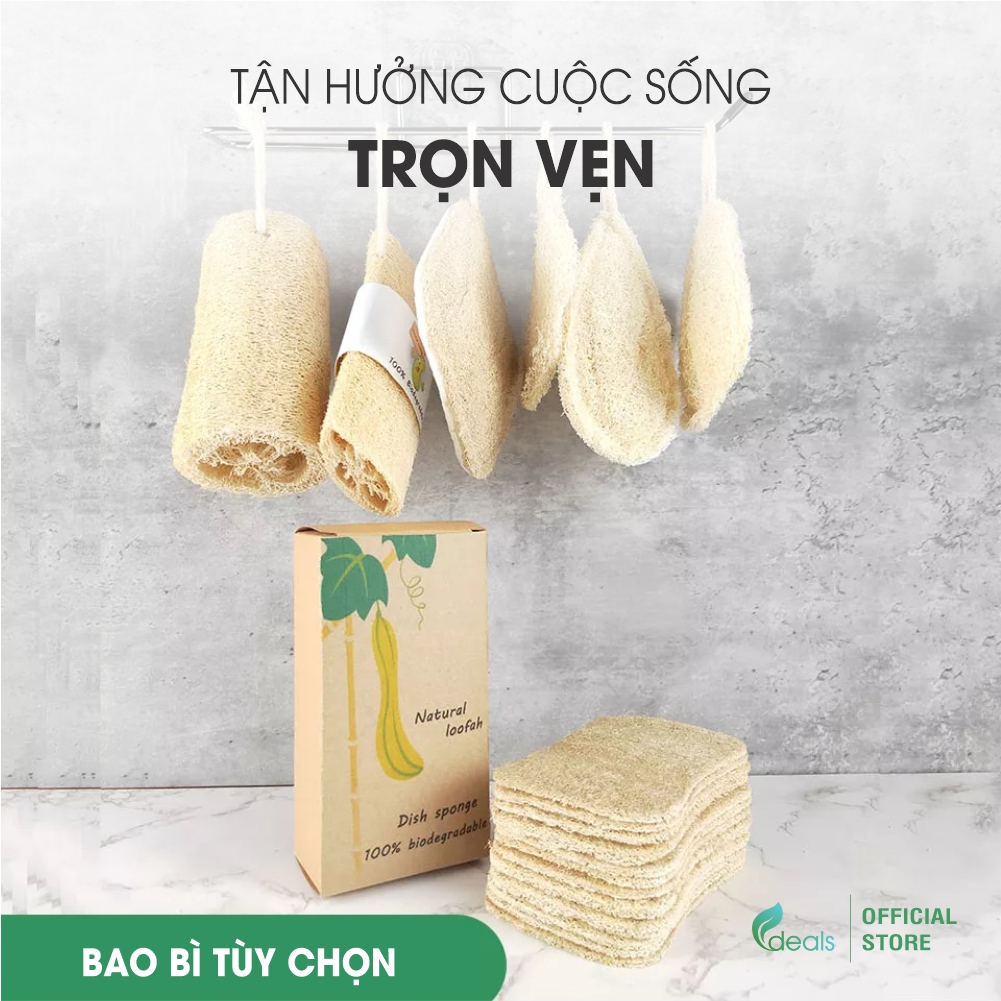 Xơ Mướp Rửa Chén Bát, Xoong Nồi ECODEALS