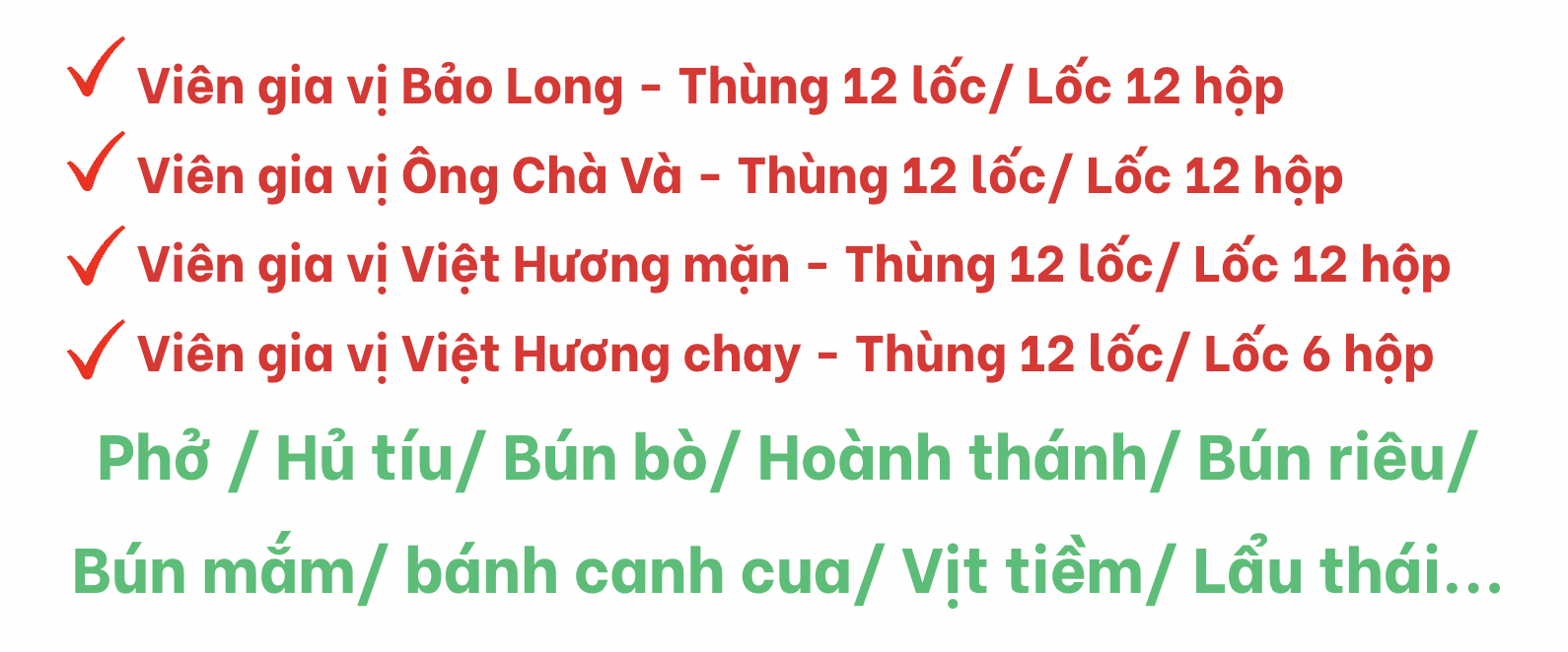 Viên gia vị bán qua web