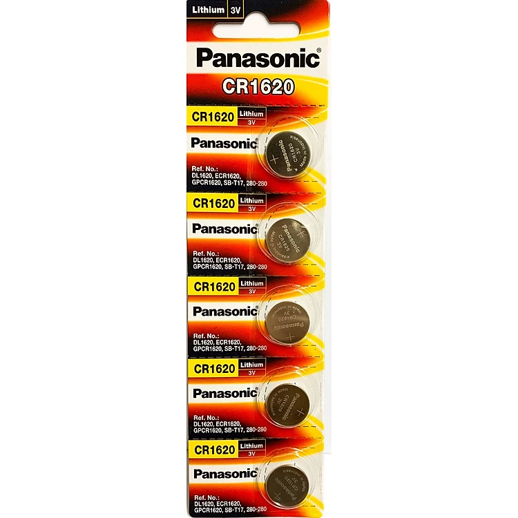 Pin Cmos PANASONIC CR1620 (vỉ 5 viên)