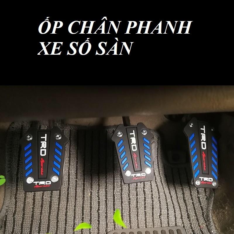 Bộ 3 bọc chân phanh ga côn silicon chống trượt xe hơi số sàn (ô tô)