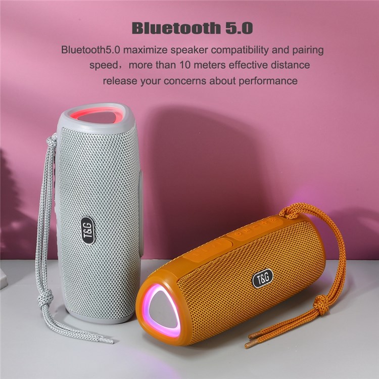 Loa bluetooth T&G TG344 có led dây đeo chính hãng siêu hay [BH 3 tháng]