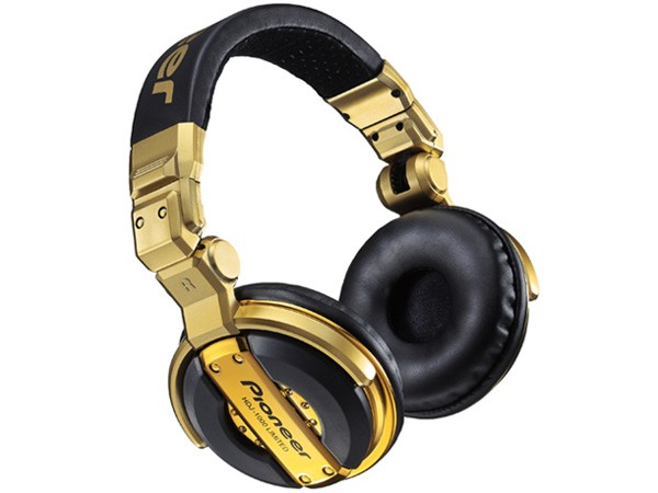 Tai nghe có dây 3.5 POWERNEER HDJ-1000 MÀU VÀNG (Headphone Pioneer DJ) siêu hay kèm túi đựng [BH 3 tháng]