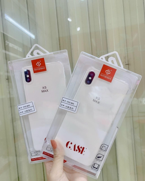 Ốp lưng Silicon chống sốc KST Design iPhone 13 Pro Max trong suốt cao cấp có gờ bảo vệ chống ố