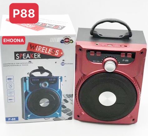 Loa bluetooth karaoke EHOONA P88 / P89 chính hãng KÈM MICRO CÓ DÂY RỜI (mẫu giống kiomic, profit) [BH 6 tháng]