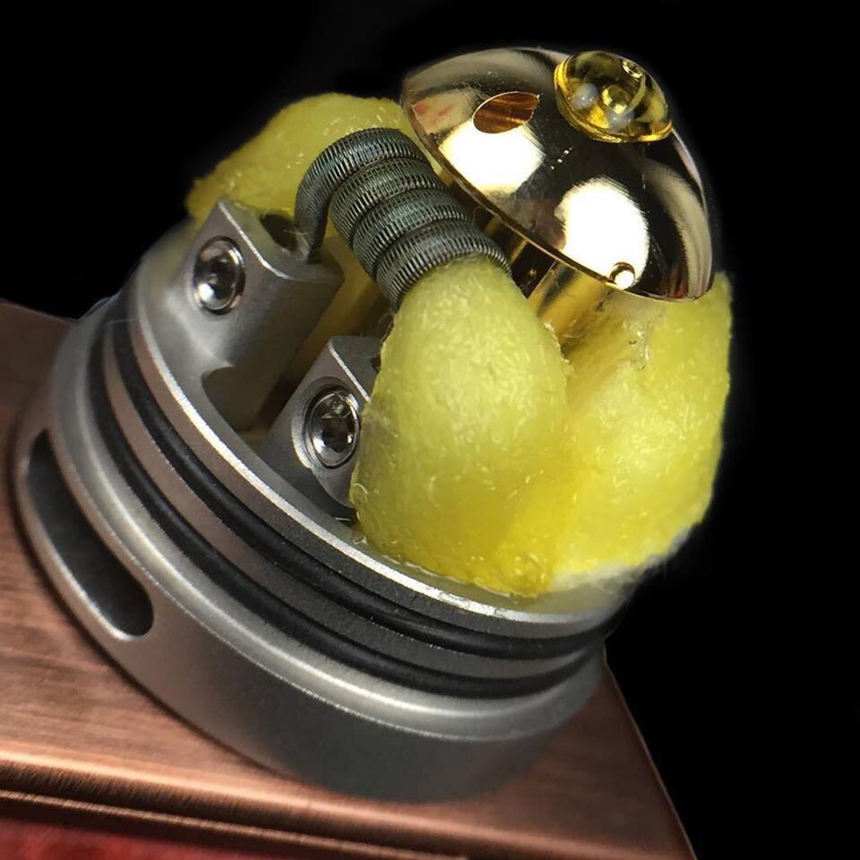 Tank vape Yellow Jacket RDA chính hãng cho vape Bách Qủy / pktn sale