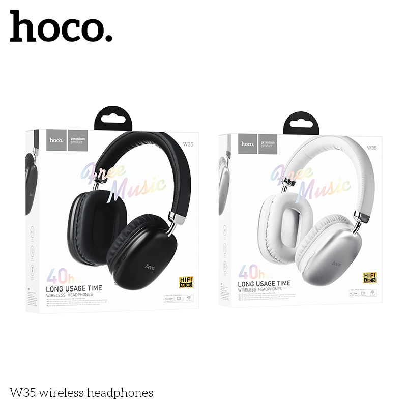 Tai nghe bluetooth HOCO W35 chụp tai headphone chính hãng [BH 1 năm]