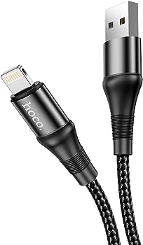 Cáp sạc nhanh Hoco X50 usb ra Lightning cho Iphone dây dù 1M chính hãng [BH 1 năm]