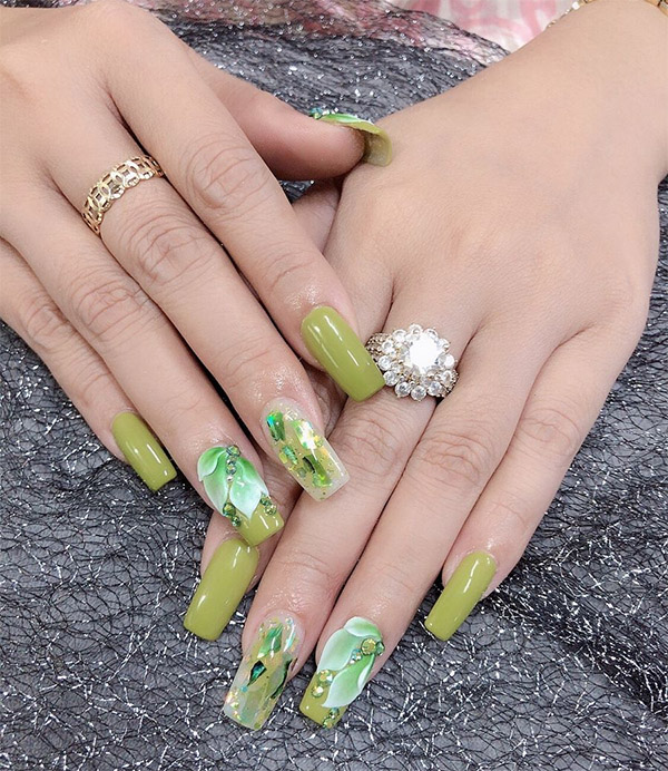 HOT] Những Mẫu Nail Đẹp Nhẹ Nhàng 2024 | Nail Box