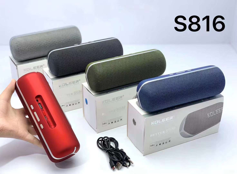 Loa bluetooth Koleer S816 loại 1 chính hãng siêu hay [BH 6 tháng]