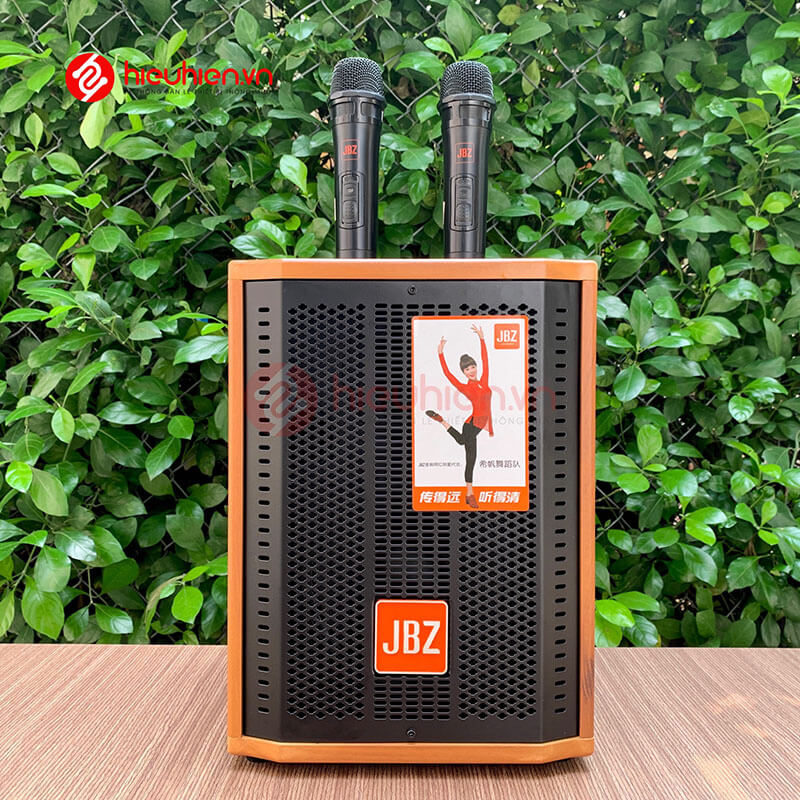 Loa kéo karaoke JBZ J6 2 mic ko dây, bass 1.5 tấc [BH 6 tháng]