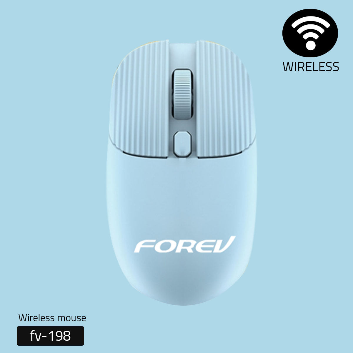 Chuột không dây FOREV FV-198 bluetooth nhiều màu siêu nhạy wireless chính hãng [BH 1 năm]
