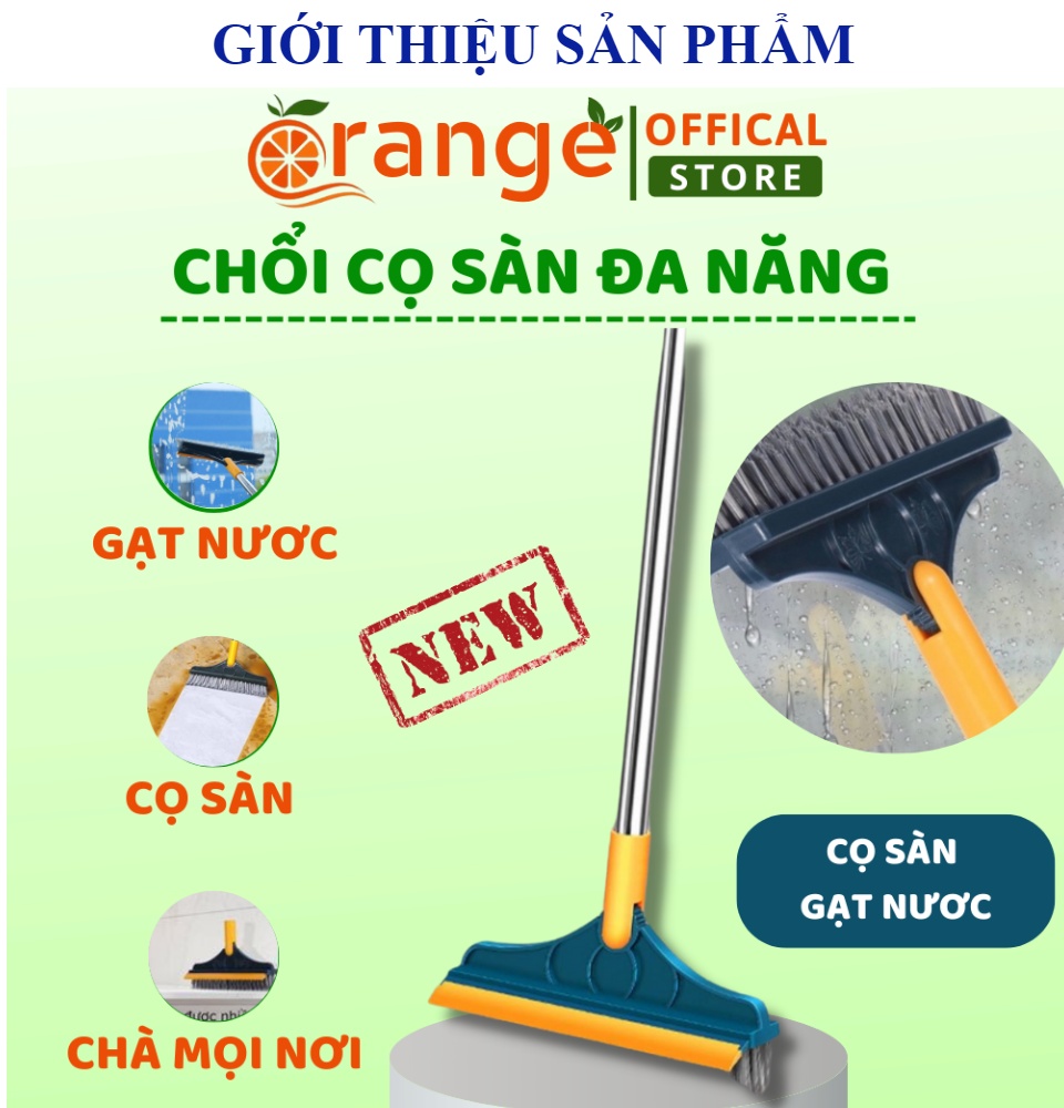 xxx Chổi Chà Sàn Nhà Tắm Thông Minh Thiết Kế Đầu Gạt Nước Và Đầu Chổi Xoay 125 Độ Quét Nhà Siêu Sạch Mọi Góc Bẩn