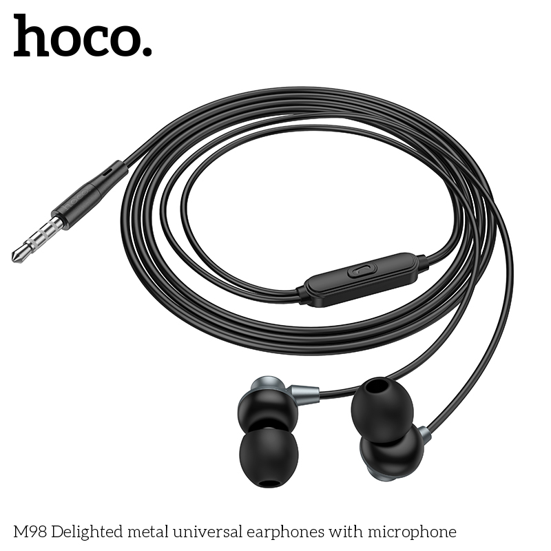 Tai nghe có dây 3.5 HOCO M98 có microphone  jack 3.5mm chính hãng [ BH 1 NĂM]
