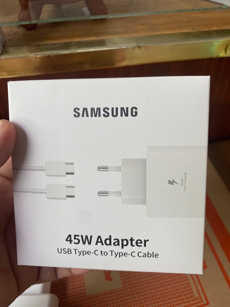 Bộ sạc nhanh 45w Samsung type c -45W ADAPTER- rẻ (Cóc R37 45w kèm cáp 2 đầu type c) [BH: 3 Tháng]