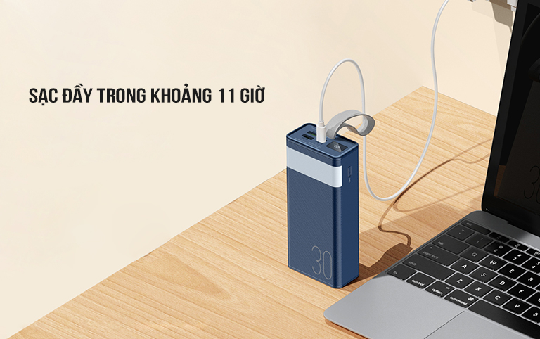 Pin sạc nhanh 22.5w REMAX RPP-320 30.000mAh dự phòng PD QC3.0 (có đèn pin) chính hãng [BH 1 năm]