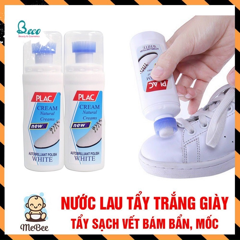 Chai xịt tẩy trắng giày dép, túi, ví có đầu chùi