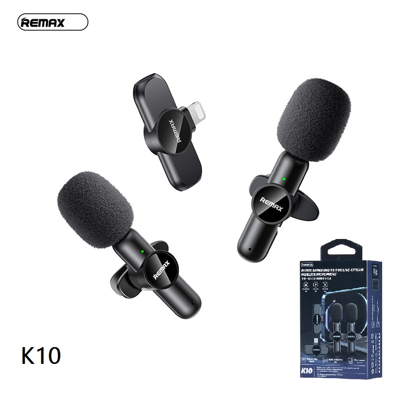 Micro thu âm Remax K10 Type-C không dây live stream chính hãng [BH: 1 Năm]