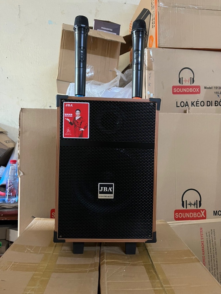 Loa Kéo Karaoke 2,5 Tấc JBA Q31 kèm 2 micro không dây [BH 6 tháng]