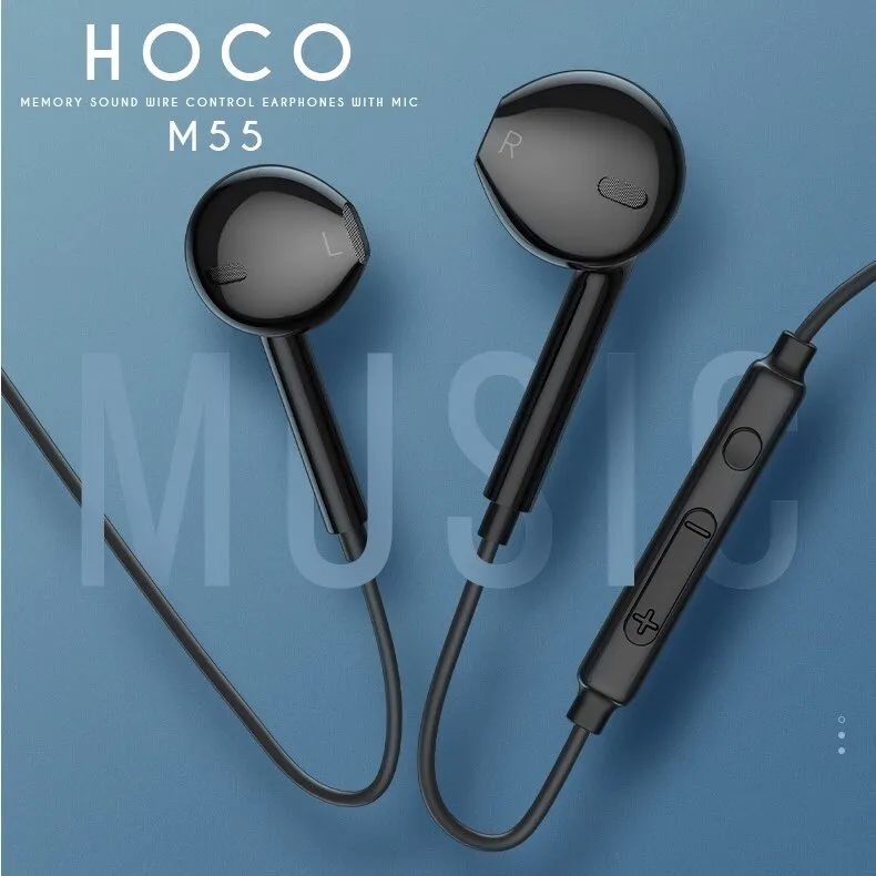 Tai nghe có dây 3.5 Hoco M55 có mic chính hãng [BH: 1 năm]
