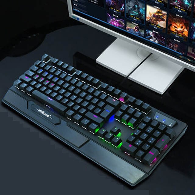 Bàn Phím Cơ có dây MIDIO RX902 Cao Cấp Chuyên Game Led [BH 1 năm]