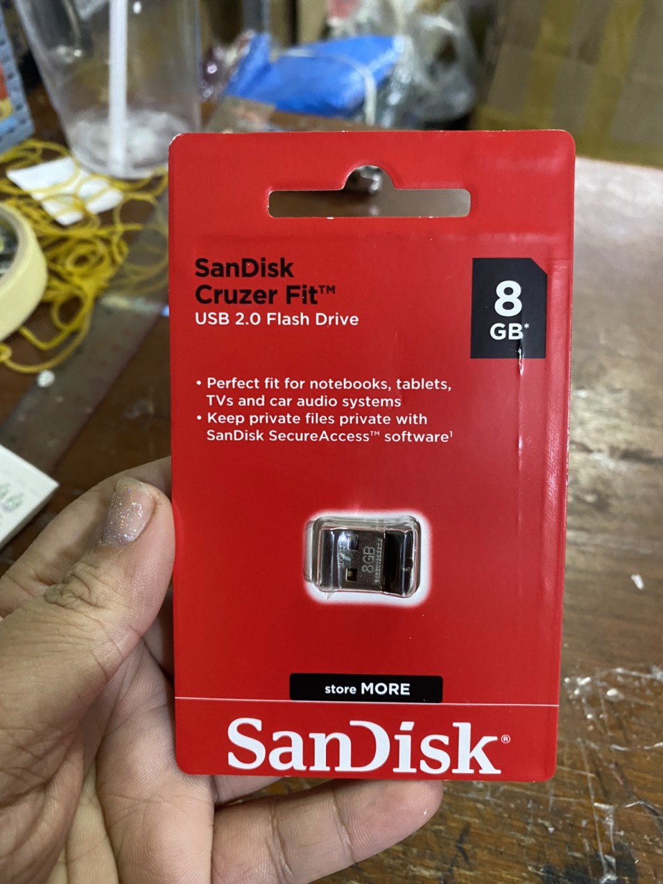 USB Sandisk Cruzer Fit CZ33 mini 8GB (hàng chính hãng) [BH 2 năm]