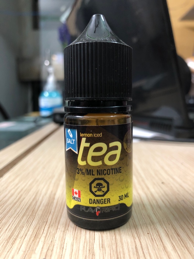 Tinh dầu Vape Saltnic lemon iced TEA {Trà Chanh} 30ml [BH: NONE]