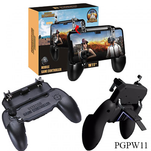 Tay cầm game W11+ HỘP VÀNG ĐEN có nút bắn chơi game Pubg, Ros trên điện thoại