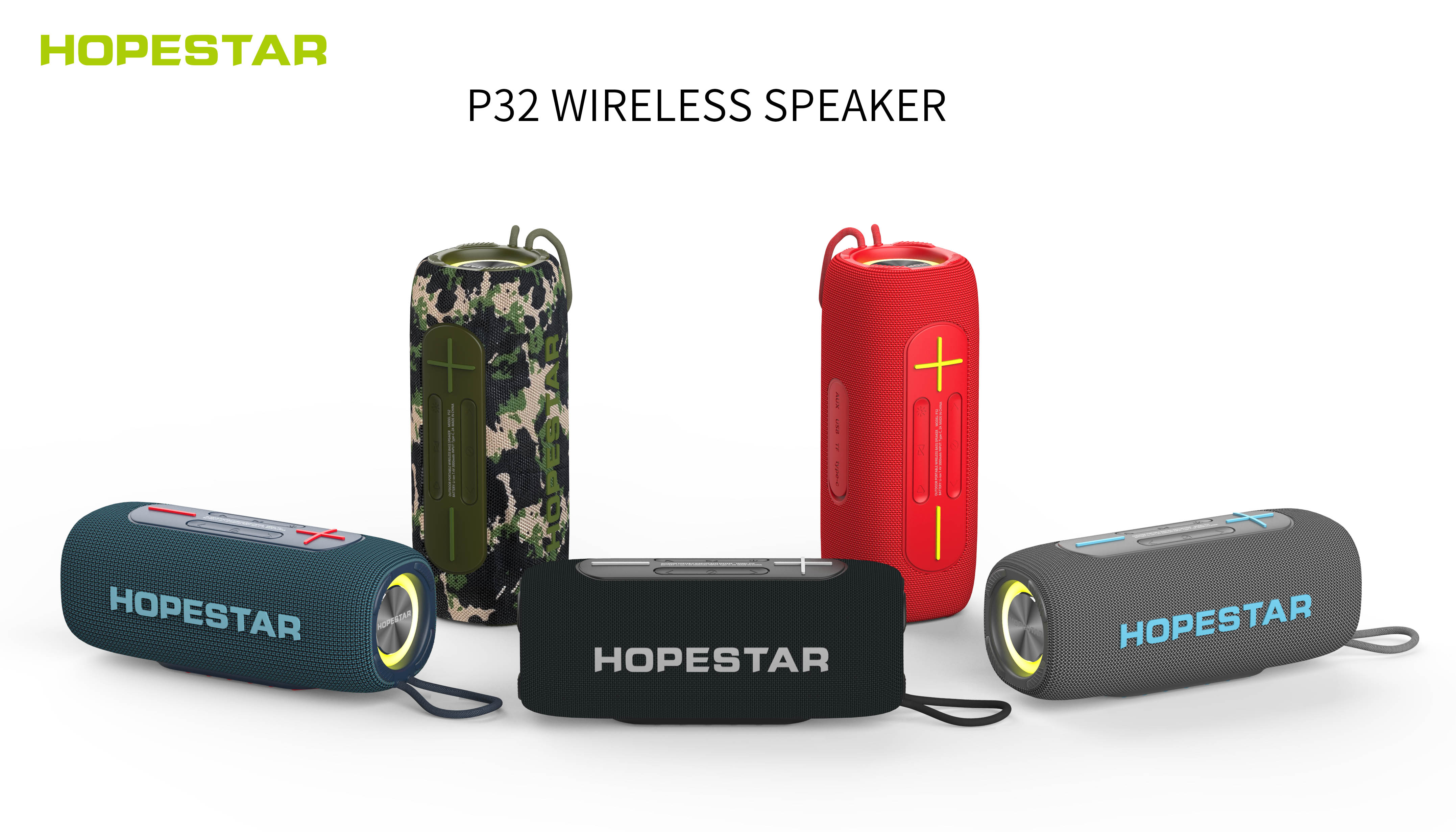 Loa bluetooth cao cấp HopeStar P32 lớn chính hãng siêu hay chống nước IPX6 [BH 6 tháng]