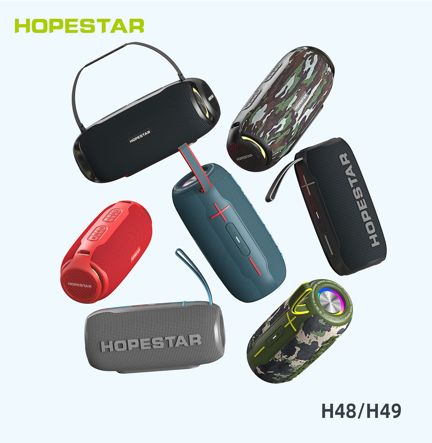 Loa bluetooth cao cấp HSH49 chính hãng siêu hay chống nước IPX6 [BH 6 tháng]