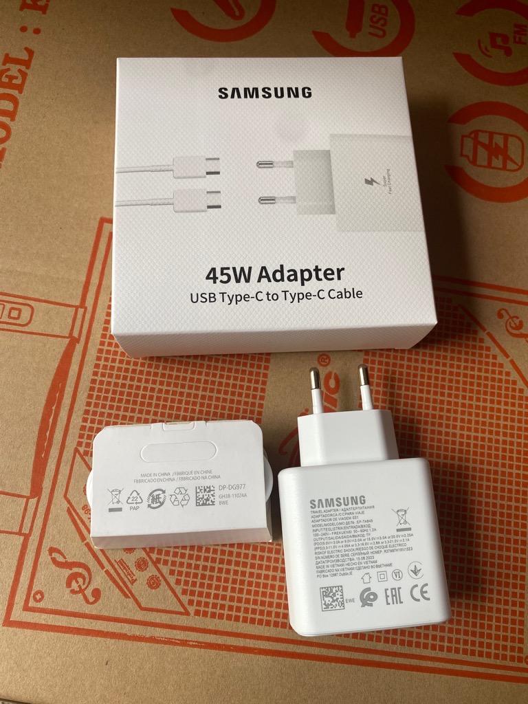 Bộ sạc nhanh 45w Samsung type c -45W ADAPTER- rẻ (Cóc R37 45w kèm cáp 2 đầu type c) [BH: 3 Tháng]