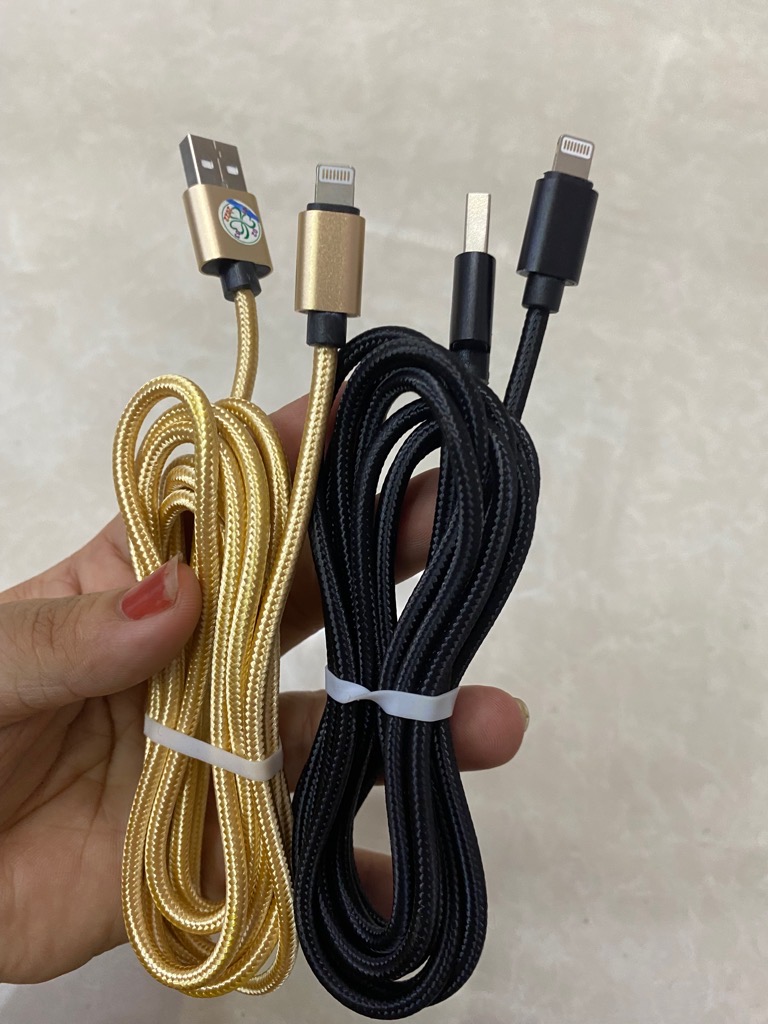 Cáp sạc dây dù 2m iPhone Lightning nhiều màu {usb ra iphone lightning} [BH 3 tháng]