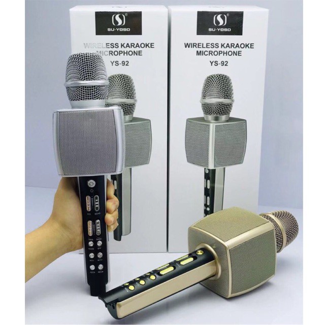 Micro bluetooth YOSD YS-92 hát karaoke chính hãng loại 1 [BH: 6 tháng]