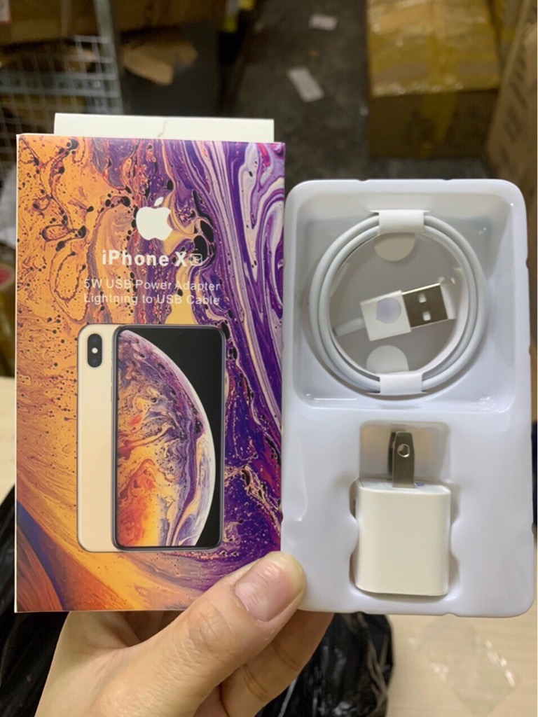 Bộ sạc iPhone Zin Nhà Máy hộp XS Max (cáp usb ra iphone lightning) loại 1 cho iPhone 5 6 7 8 X [BH 3 tháng]