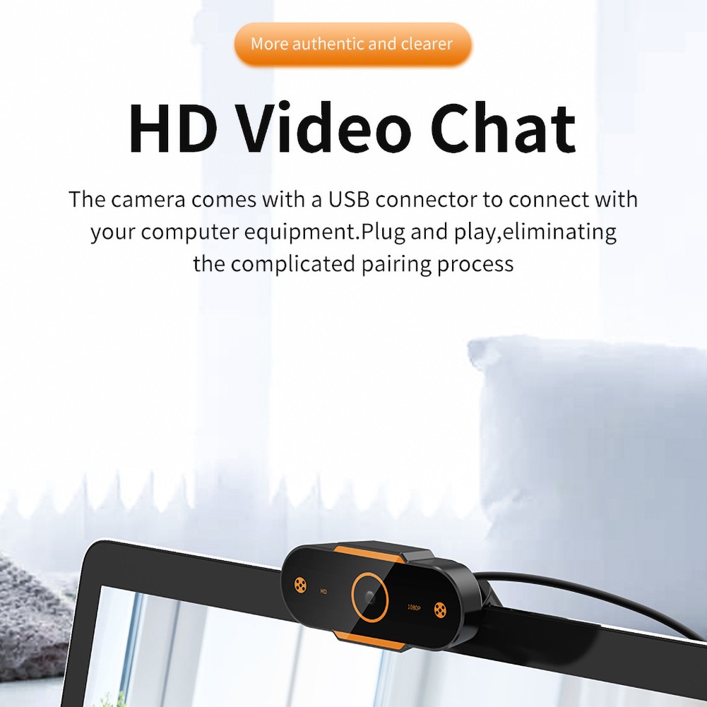 Webcam độ phân giải 2K full HD 1080P W09 tự động lấy nét [BH 1 tháng]