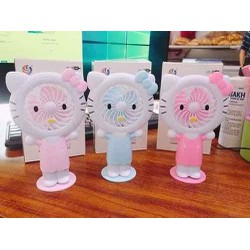 Quạt cầm tay hello kitty mã 093-1CS [BH 1 Tháng]