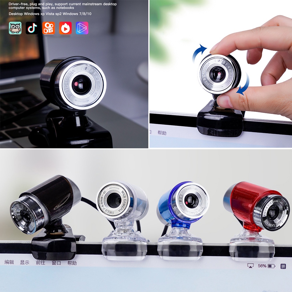 Webcam máy tính chân kẹp DT2 [BH 3 tháng]