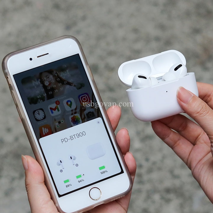 Tai nghe Bluetooth Proda PD-BT900 Remax chính hãng True Wireless kiểu Airpods Pro [BH 1 năm]