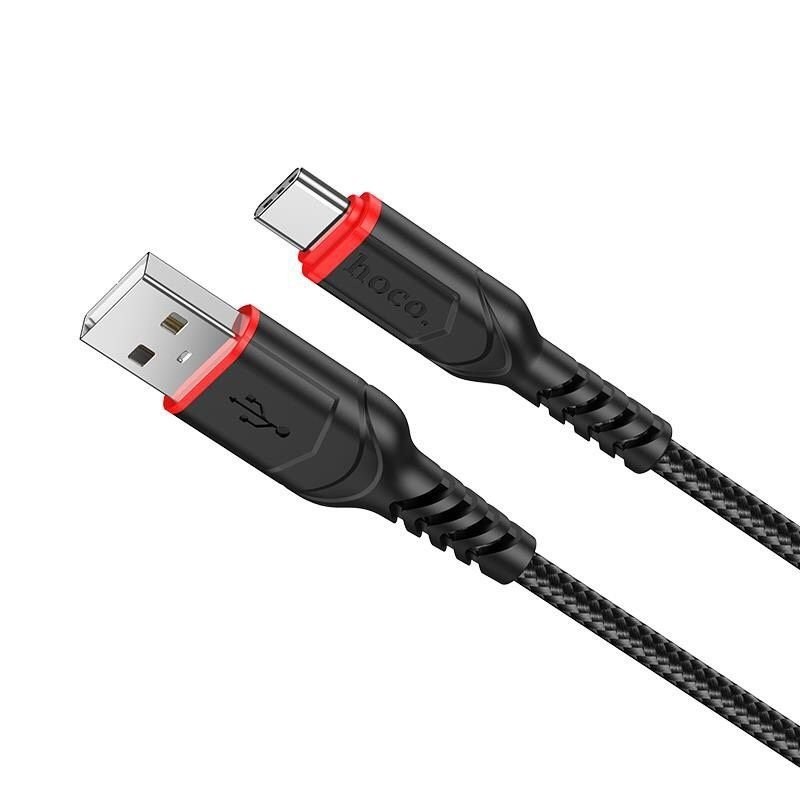 Cáp sạc nhanh 2m Hoco X59 usb ra Type C dây dù chính hãng [BH 1 năm]