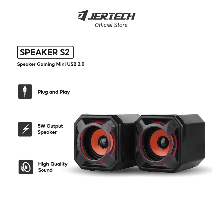 Loa vi tính laptop JERTECH Speaker Gaming S2 chính hãng [BH 3 tháng]