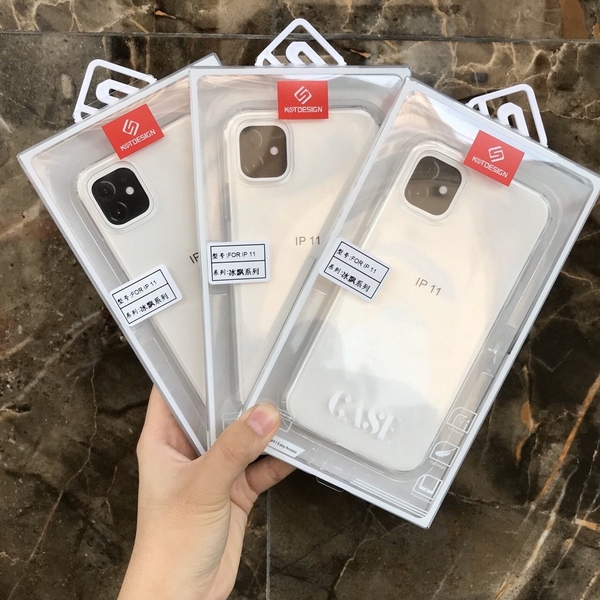 Ốp lưng Silicon chống sốc KST Design iPhone 13 Pro Max trong suốt cao cấp có gờ bảo vệ chống ố