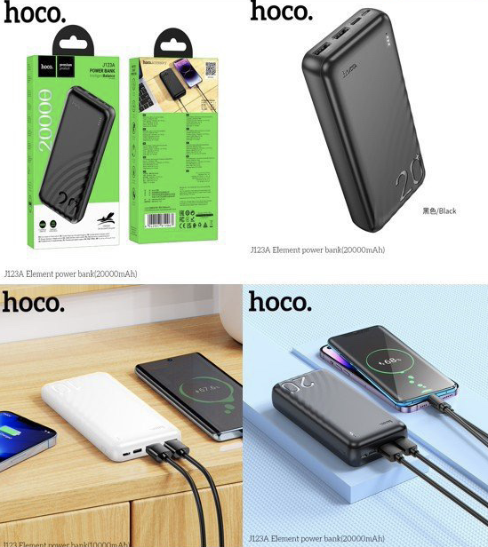 Pin sạc dự phòng HOCO J123A 20.000mAh chính hãng [BH 1 năm]