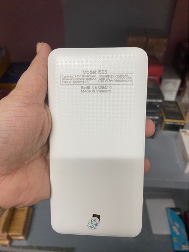 Pin sạc dự phòng 5S.Pace i50 10.000mAh có màn hình LCD chính hãng [BH 1 năm]