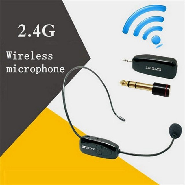 Micro đa năng trợ giảng không dây UHF 2.4G dùng cho các loại loa kéo, loa trợ giảng, âm ly [BH 3 THÁNG]