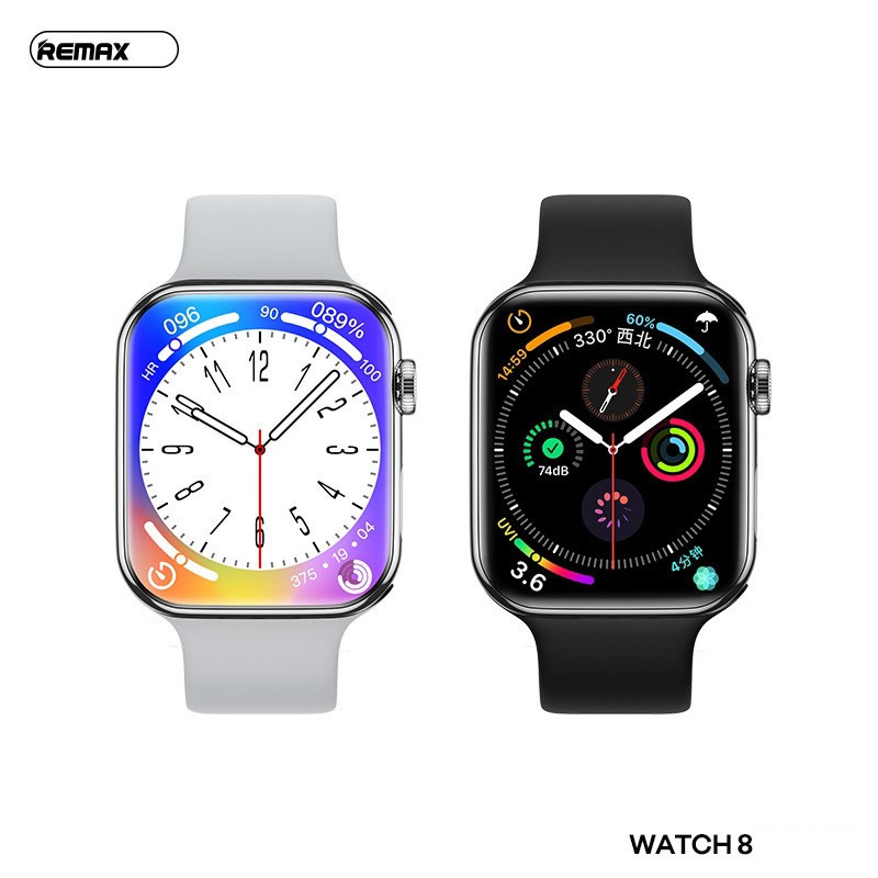 Đồng hồ thông minh Remax Watch 8 {Trắng Xám/ Đen} Smart Watch chính hãng (giống Apple Watch) [BH 1 Năm]