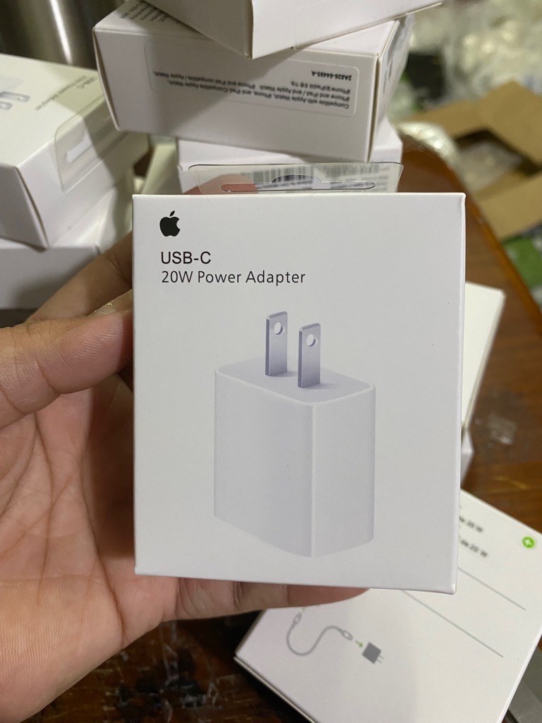 Cóc sạc iPhone 20w zin linh kiện loại A full box hộp store seri riêng Model A2305 {1 cổng Type c} [BH 6 tháng]